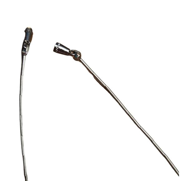 1970s Sterling Silver Liquid Shell Beads Turquoise Boho Bohemian Necklace - Picture 4 of 4